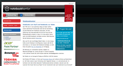 Desktop Screenshot of notebookkontor.de